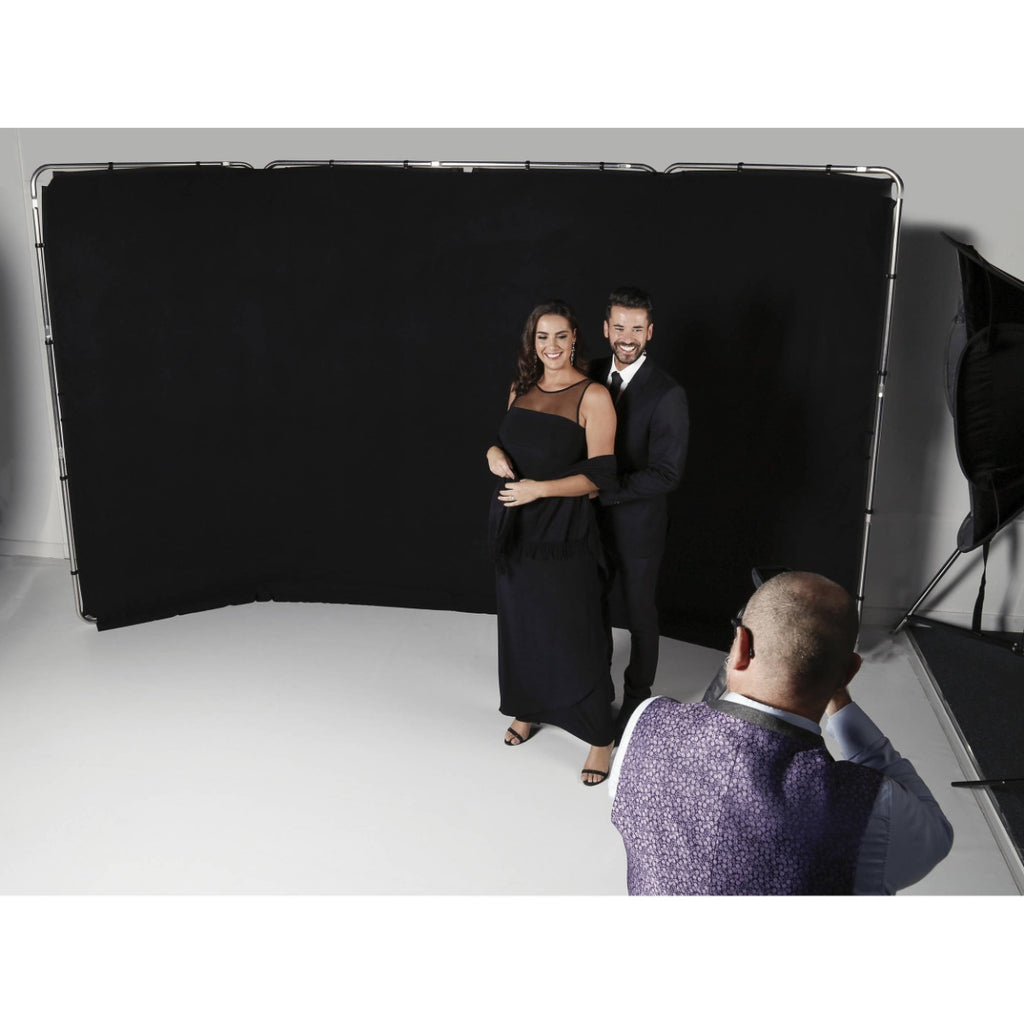 Open Box Manfrotto Lastolite Panoramic Background - 4m Black