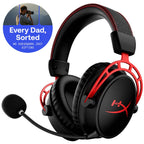 HyperX Cloud Alpha Wireless Gaming Headset (Black/Red)