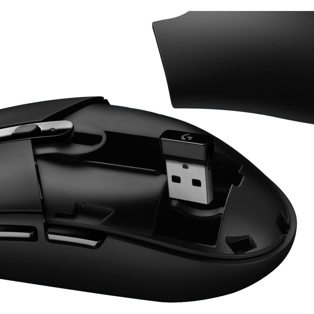 Logitech G305 Lightspeed Wireless Gaming Mouse (Black)