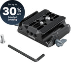 SmallRig Universal LWS Baseplate with Dual 15mm Rod Clamp