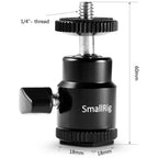 SmallRig Cold Shoe to 1/4 Threaded Adapter 761