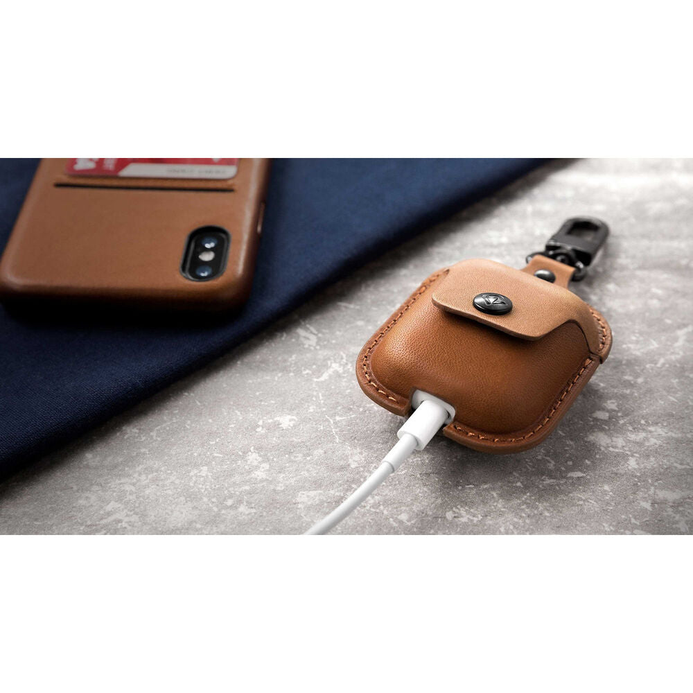 Twelve South AirSnap for AirPods (Cognac)