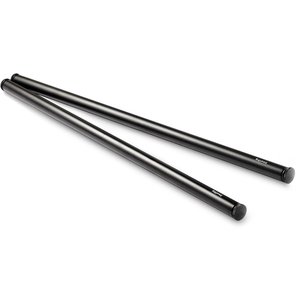 SmallRig 15mm Black Aluminum Alloy Rod (M12-400mm / 16in) (2pcs) 1054 