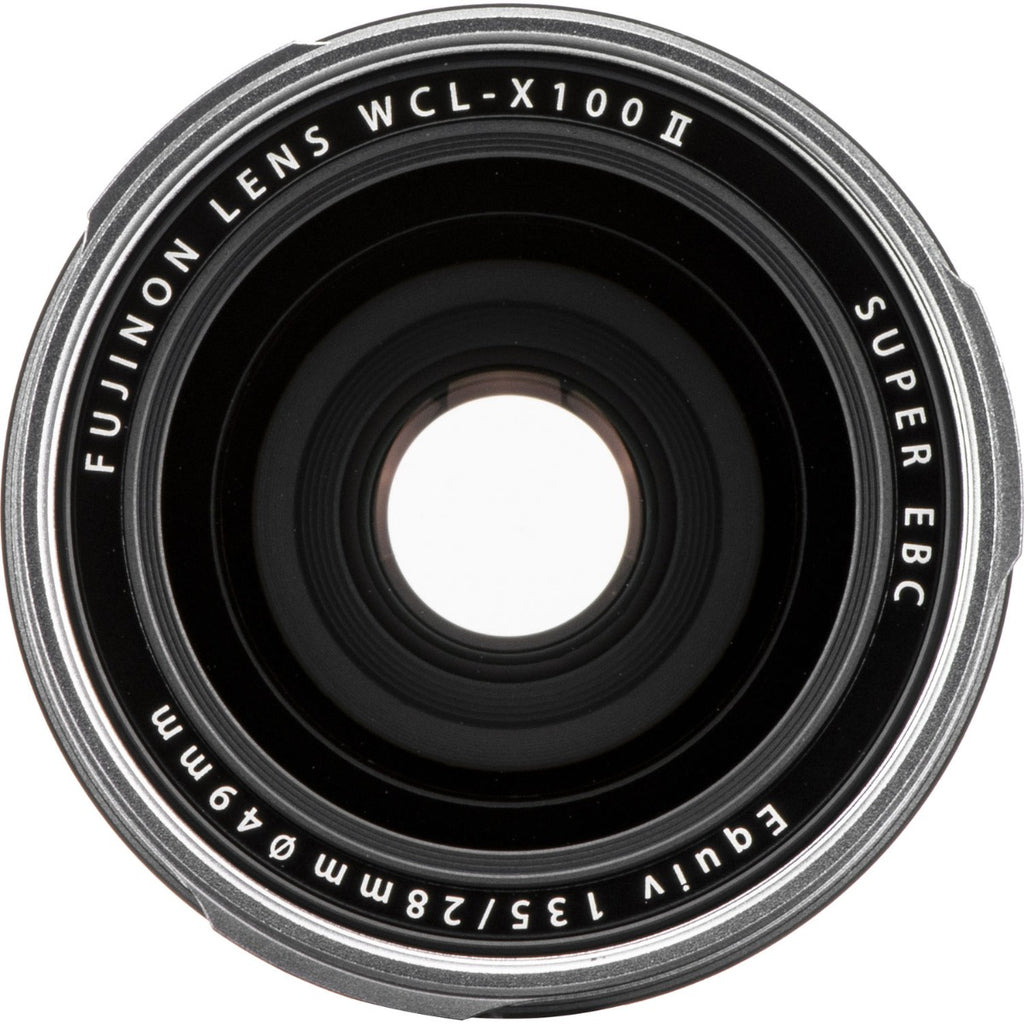 Fujifilm WCL-X100 II Wide Converter Lens for X100 Series - Silver