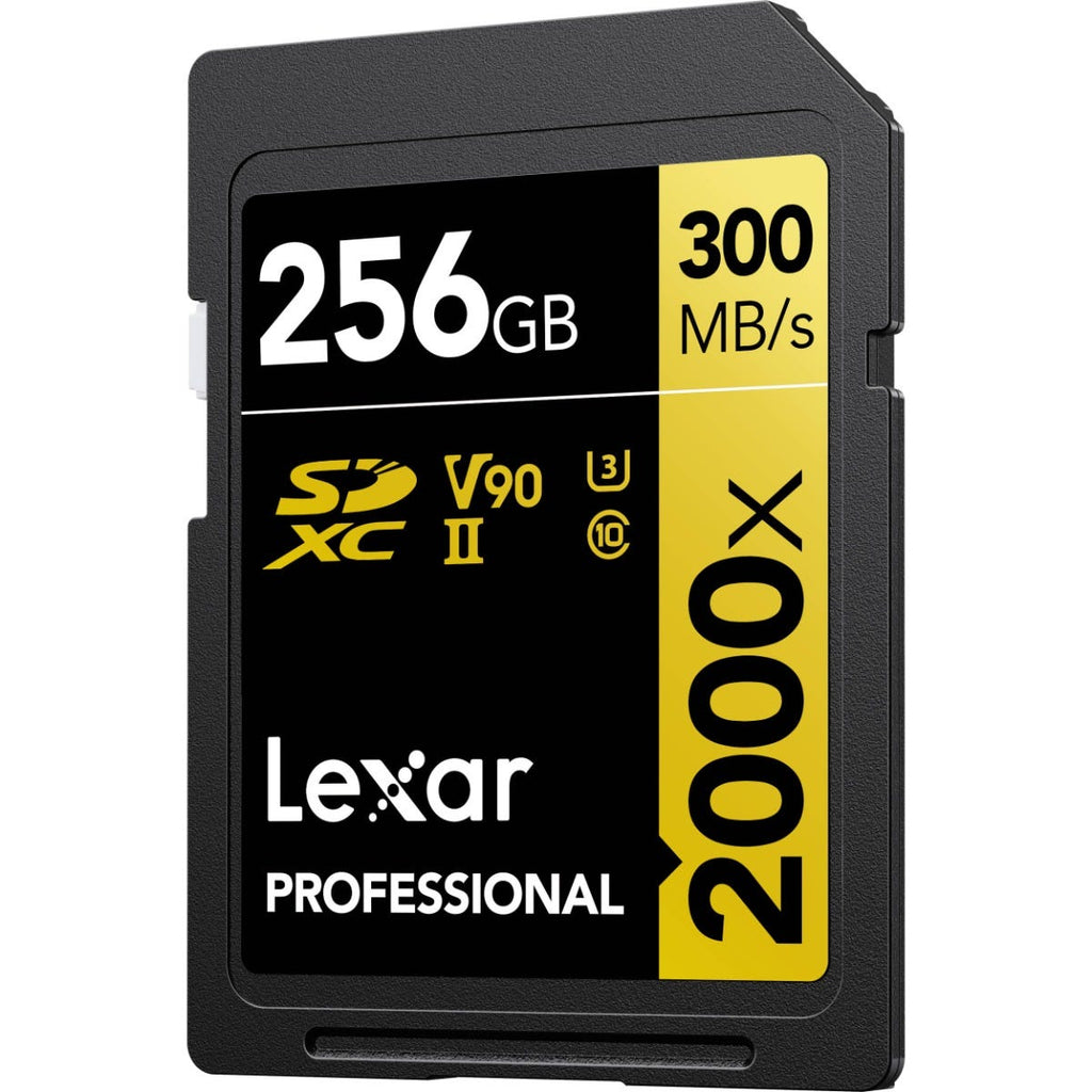 Lexar Professional Gold Series 2000x UHS-II SD Card - 256GB