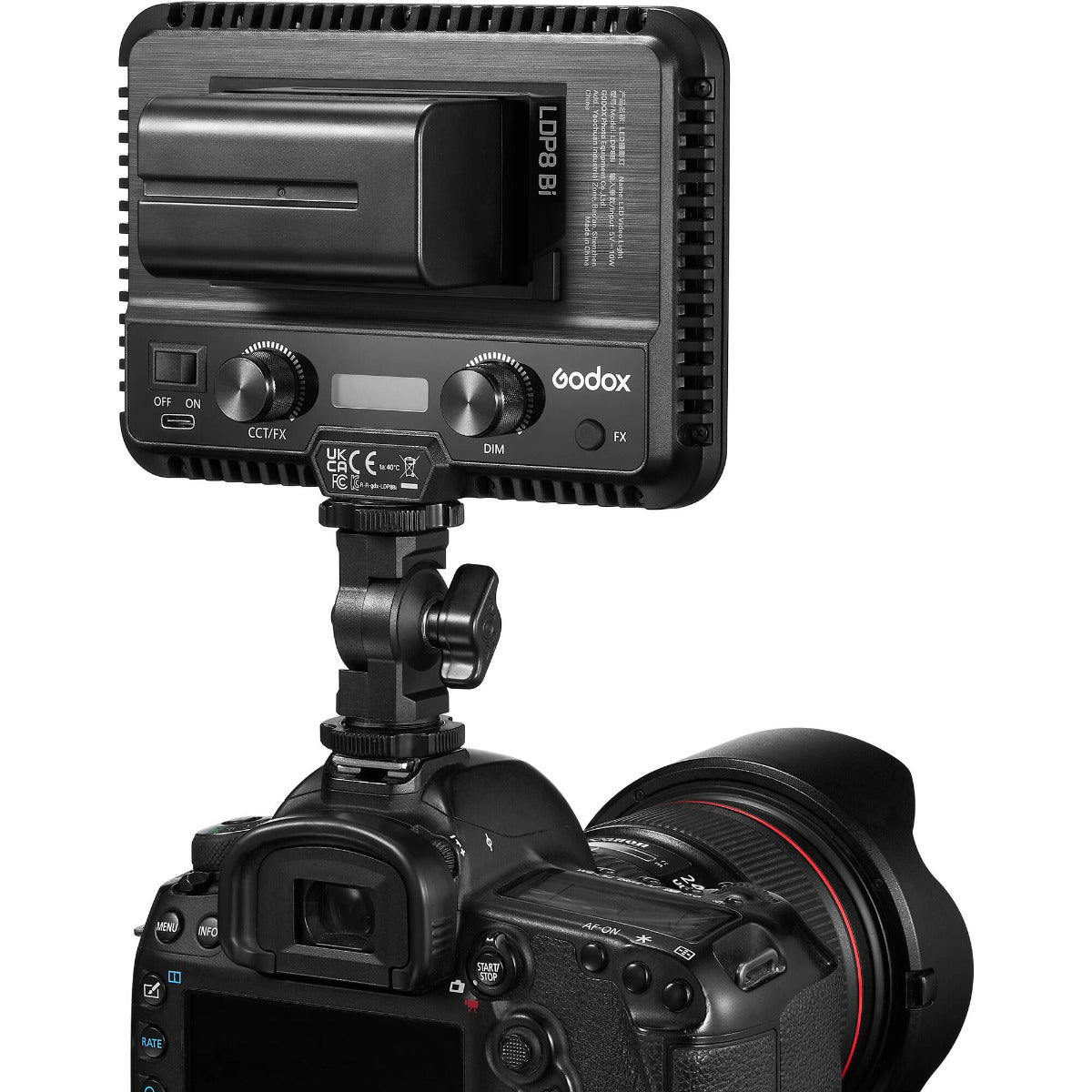 Godox LDP8Bi 8W Bi Colour LED Light Inc Coldshoe 