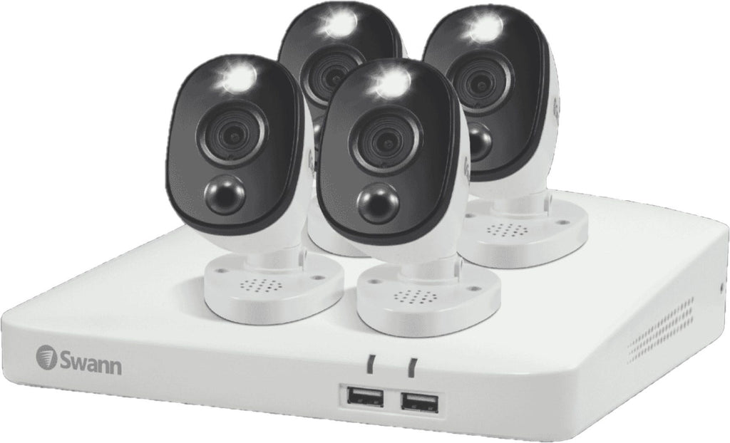 Swann 4 Camera 4 Channel 4K UHD Spotlight DVR Security System