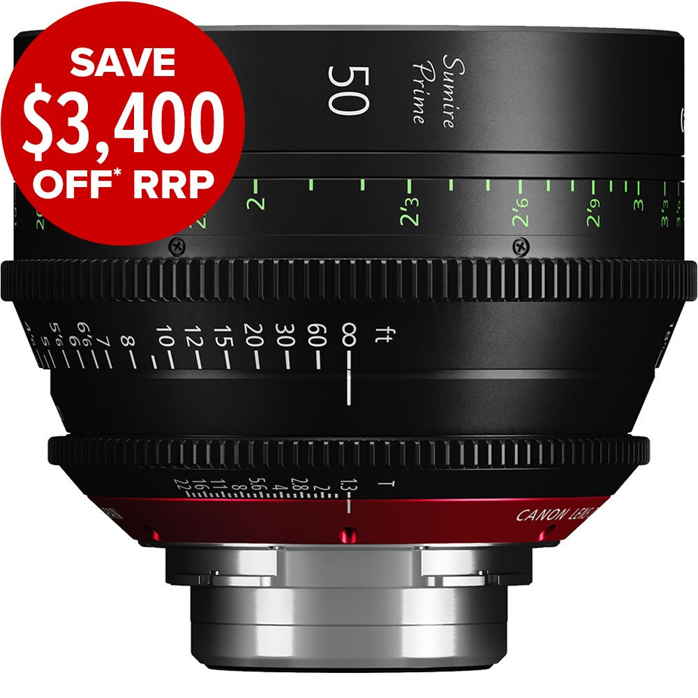 Canon CN-E 50mm T1.3 FP X Sumire Cine Lens - PL Mount