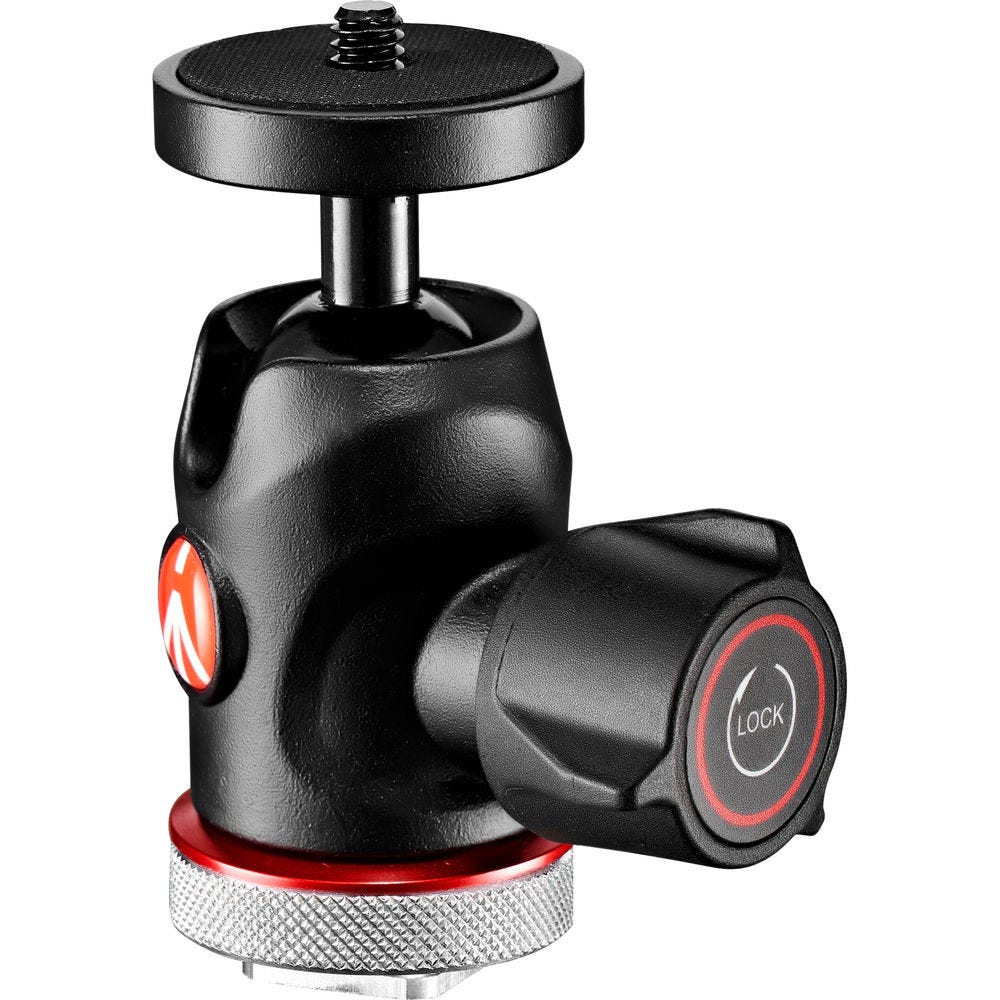  Manfrotto 492 LCD Micro Ball Head with Cold Shoe
