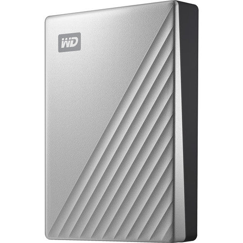 WD My Passport Ultra 4TB USB-C Portable Hard Drive - Silver