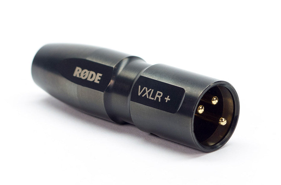 Rode VXLR+ 3.5mm female TRS Socket to Male XLR Adapter
