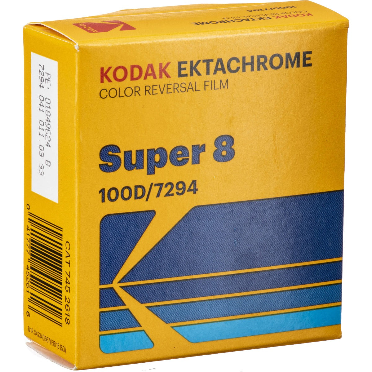 Kodak Ektachrome 100D Color Transparency Film No 7294 (Super 8, 50' Roll)