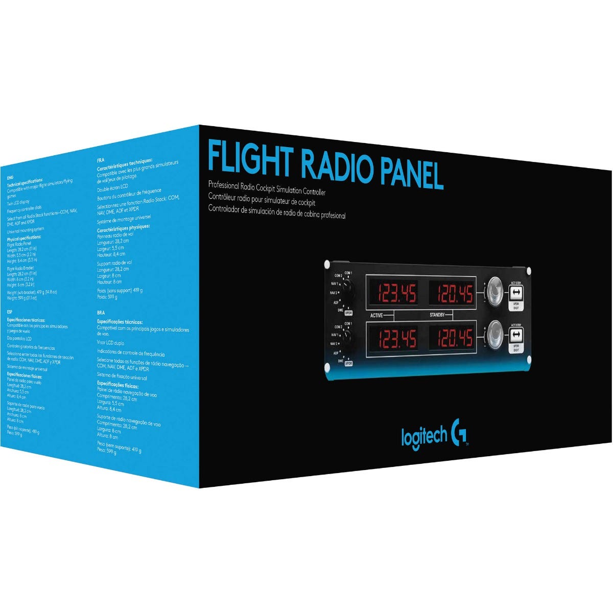 Logitech G Flight Simulator Cockpit Radio Panel 