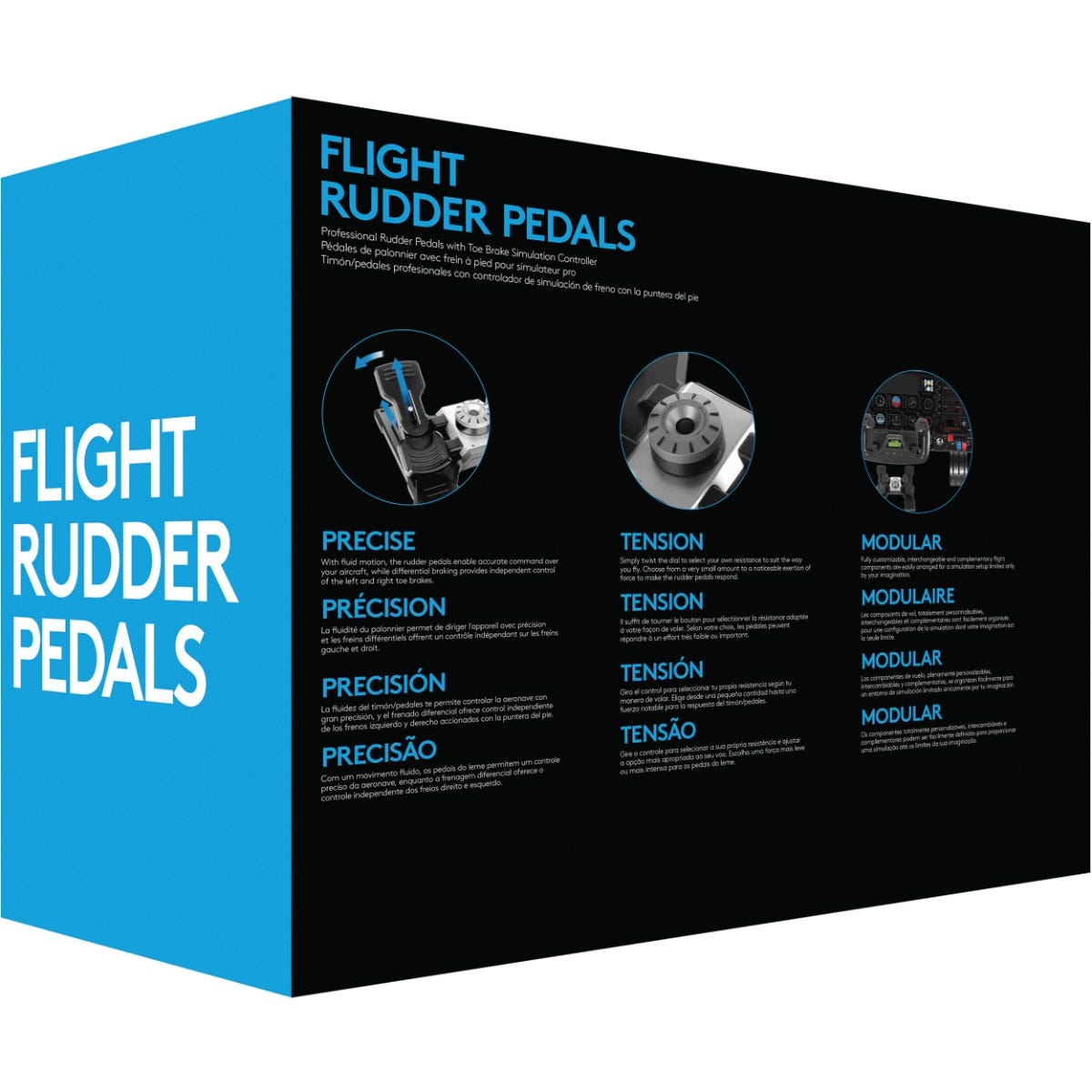 Logitech G Pro Flight Rudder Pedals