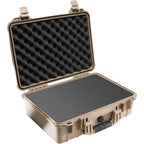 Pelican 1500 Case - Desert Tan with Foam