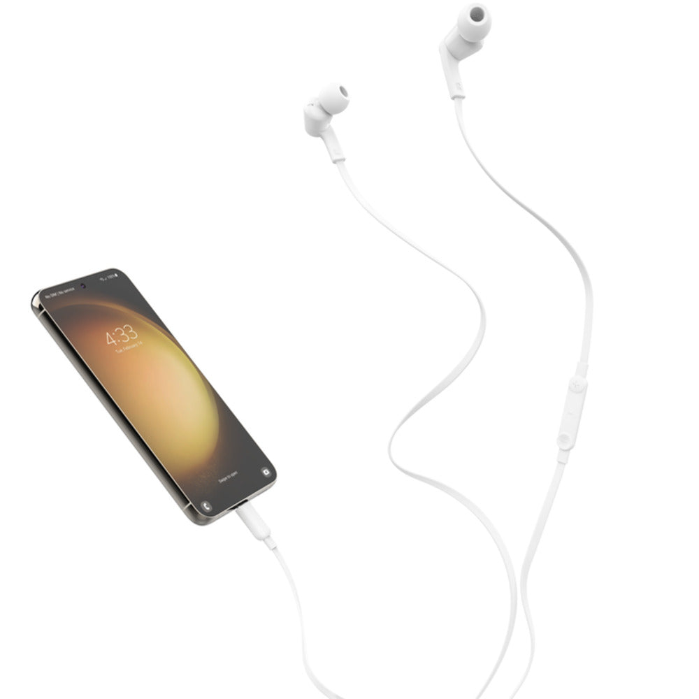 Belkin USB-C In-Ear Headphones (White)