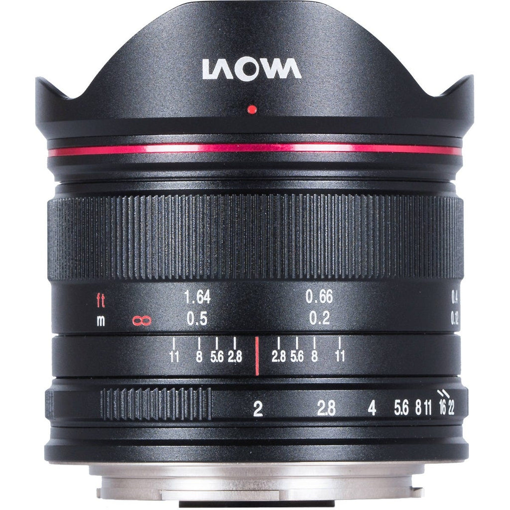 Laowa 7.5mm f2 MFT Lightweight Version  -  Black 