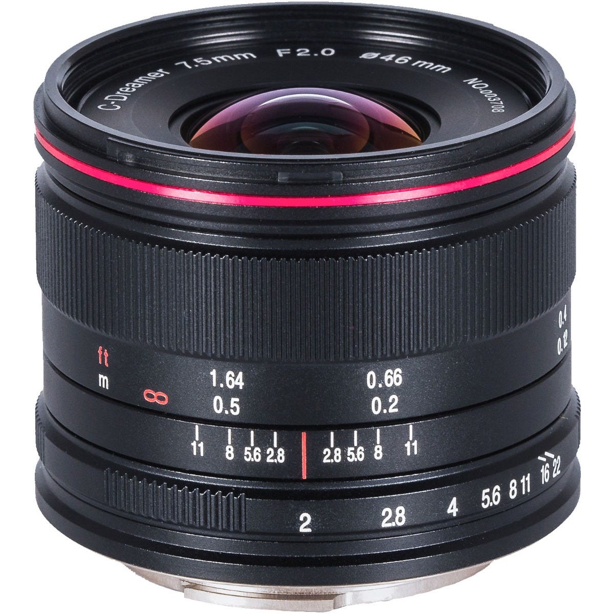 Laowa 7.5mm f2 MFT Lightweight Version  -  Black 