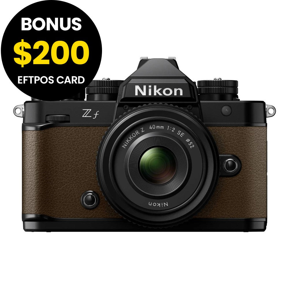 Nikon Z f Mirrorless Camera (Sepia Brown) with 40mm f/2 Lens