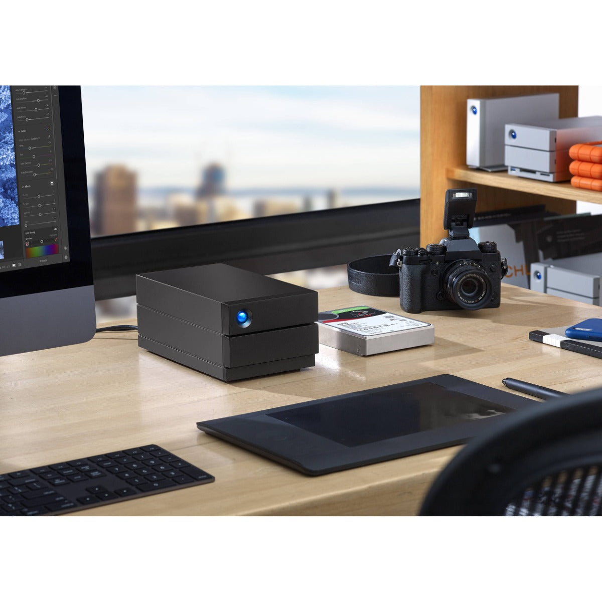 LaCie 8TB 2big 2-Bay USB 3.2 Type-C RAID Array 