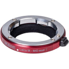 Metabones Leica M to Micro FourThirds T adapter (RED) - No Tripod Foot