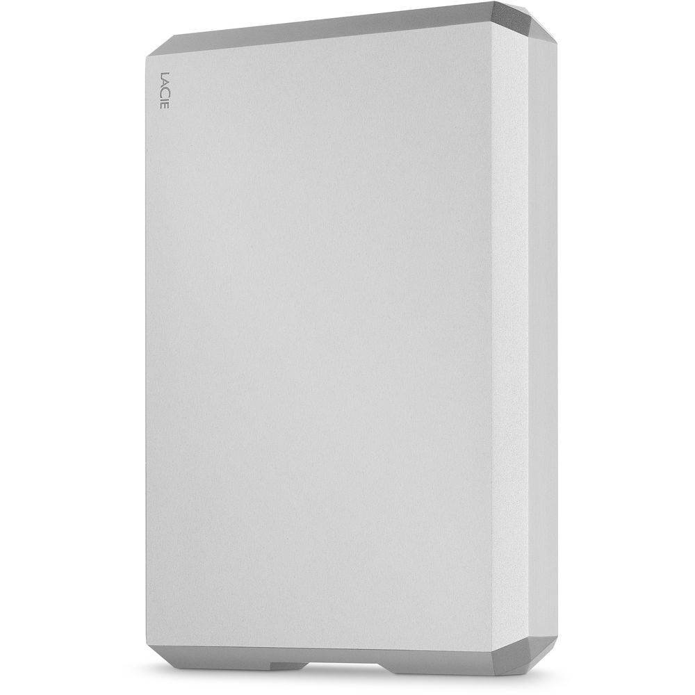 LaCie 4TB Mobile Drive v2 USB-C - Moon Silver