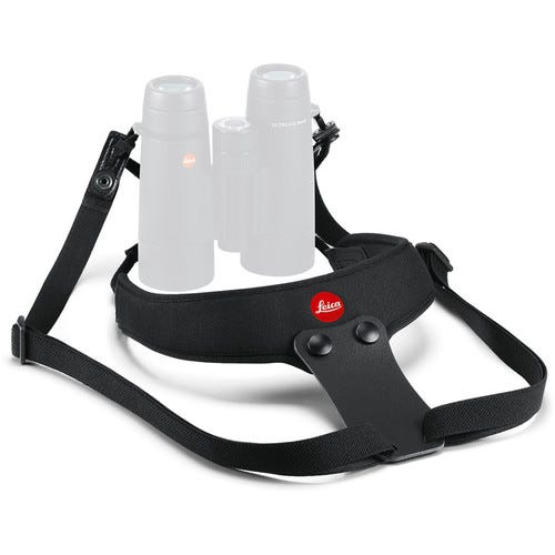 Leica Neoprene Binocular Sport Strap (Pitch Black)