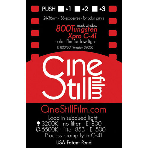 Cinestill 800 Tungsten Colour Film (35,36exp)