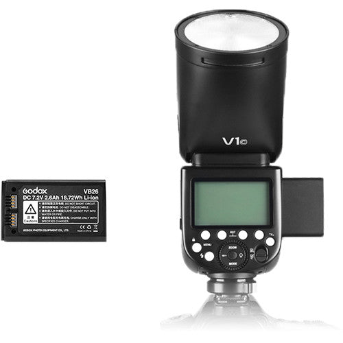 Godox V1 TTL Li-Ion Round Head Camera Flash for Fuji