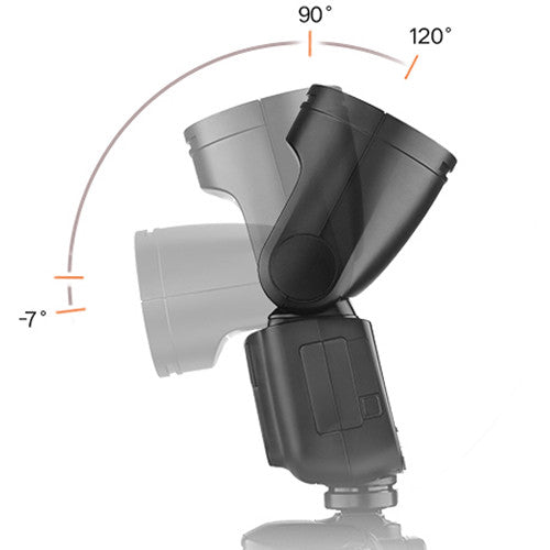 Godox V1 TTL Li-Ion Round Head Camera Flash for Fuji