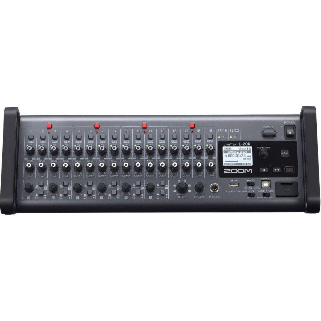 Zoom LiveTrak L-20R Portable Digital Mixer and Recorder