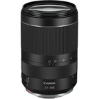 Canon RF 24-240mm f/4-6.3 IS USM Lens featuring Nano USM, Dynamic IS and round 7-bladed aperture for smooth bokeh.