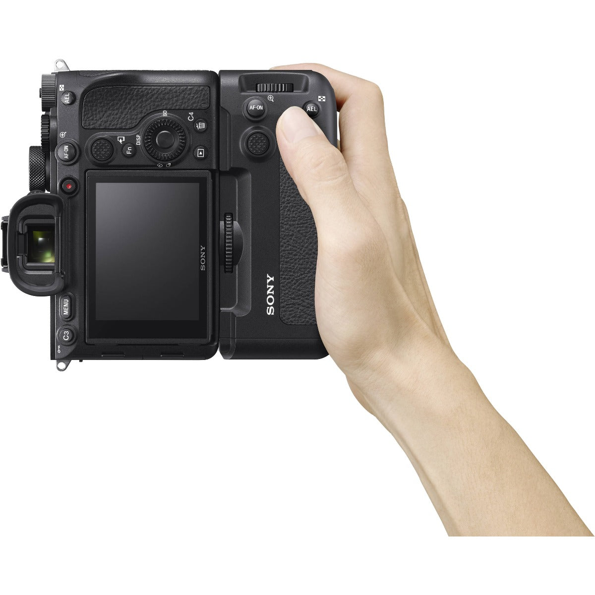 Comfortable grip with the Sony VGC4EM Battery Grip Suits A7R IV