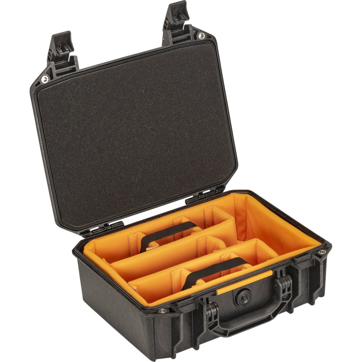 Pelican V200C Vault Case - Black with Padded Dividers
