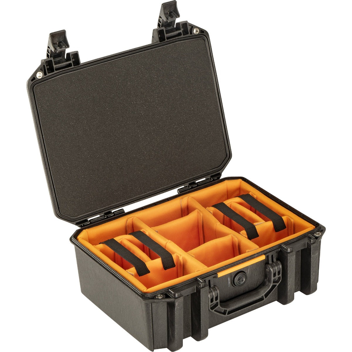 Pelican V300C Vault Case - Black with Padded Dividers