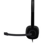 Logitech MK345 Keyboard and Mouse Combo with H151 Headset and BRIO 100 Webcam (Graphite)