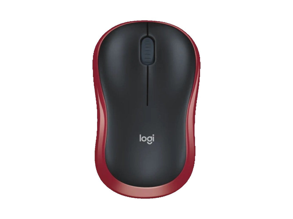 Logitech M185 Wireless Mouse (Red)