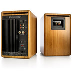 Audioengine A5+ Wireless Bookshelf Speakers with DS2 Speaker Stands (Bamboo)