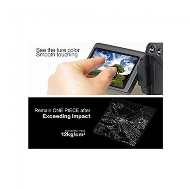 LARMOR - Canon EOS 77D Glass LCD Screen Protector