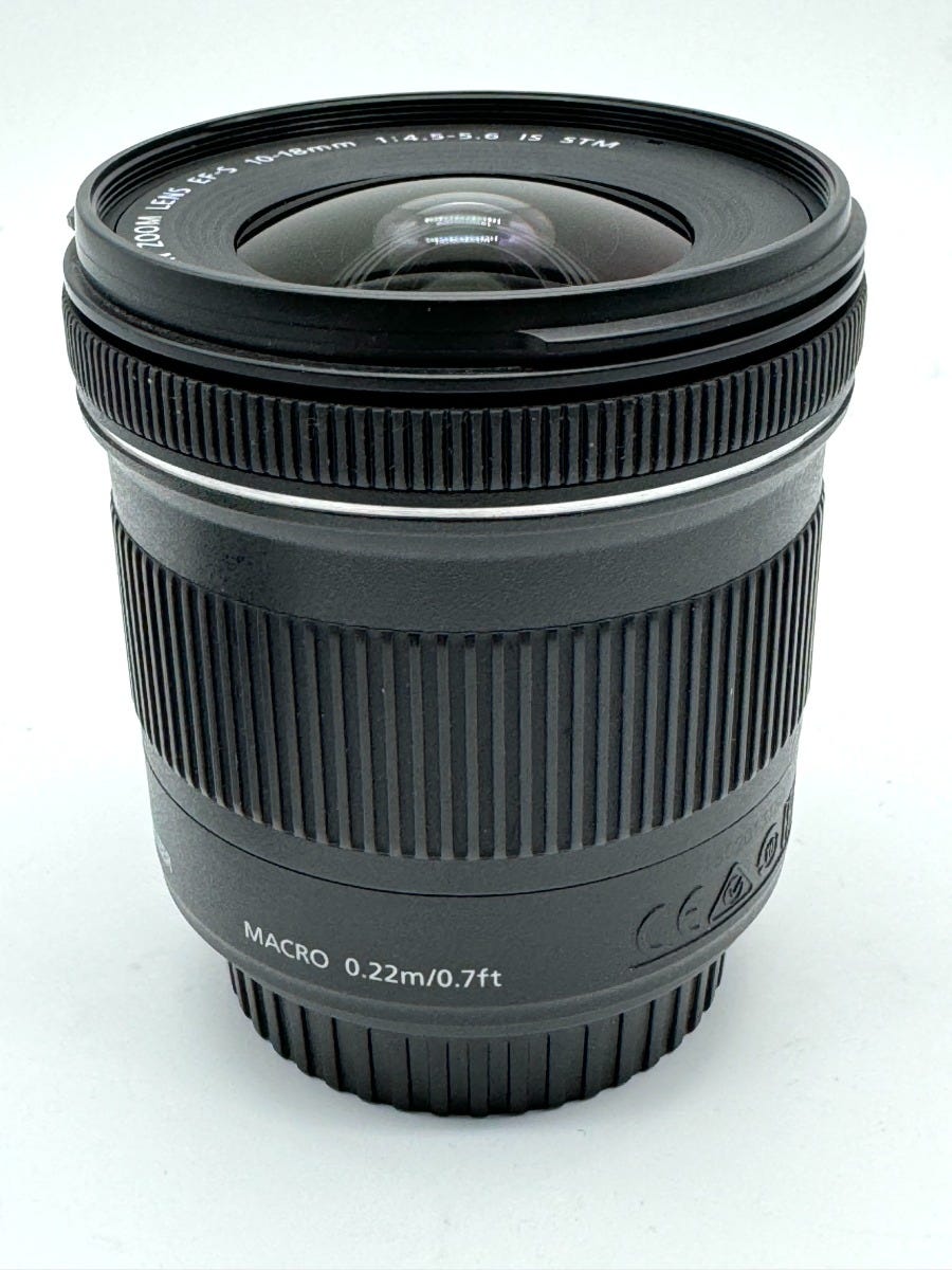 Used Canon EF-S 10-18mm f/4.5-5.6 IS STM  S/N:1802013160