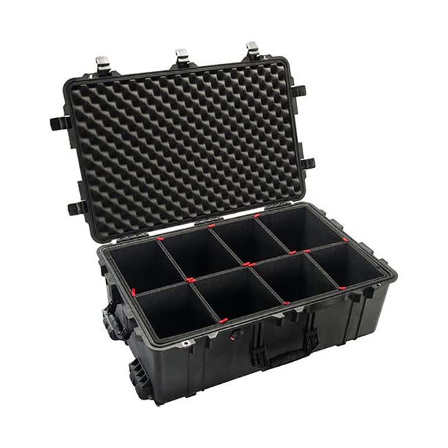 Pelican 1650 Case - Black with TrekPak Dividers