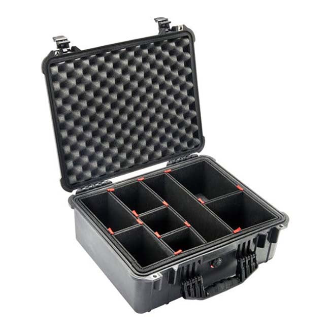 Pelican 1550 Case - Black with TrekPak Dividers
