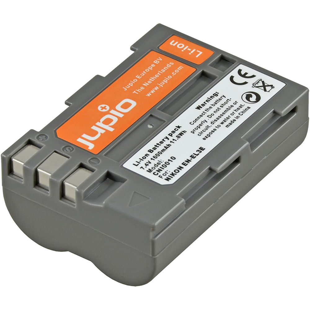 Jupio Nikon EN-EL3 Replacement Battery - 7.4V 1600mAh