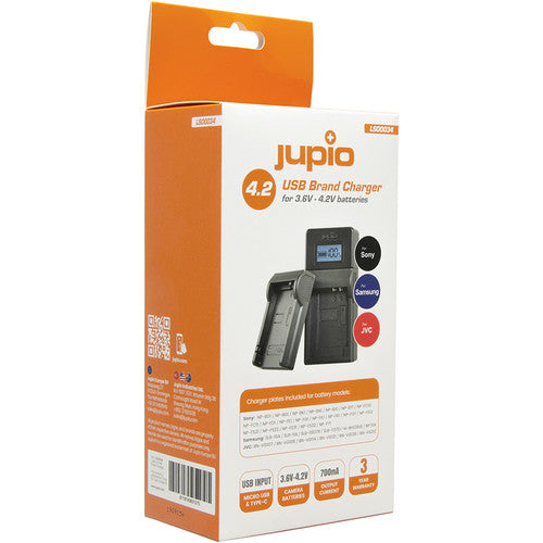Jupio Sony Brand 3.6V - 4.2V USB Charger