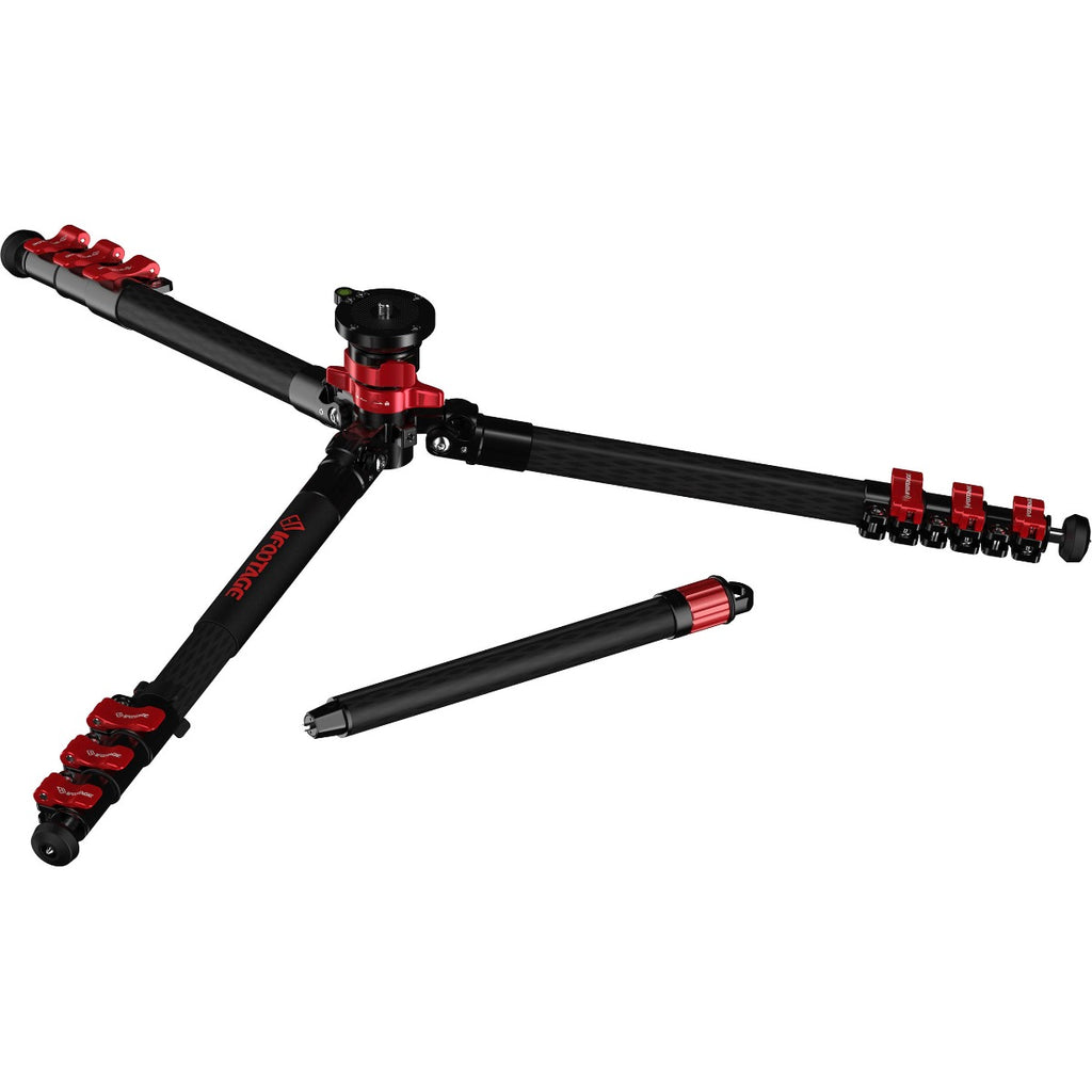 iFootage Gazelle TC5S Uprise Carbon Fibre 4-section Tripod with Centre Column