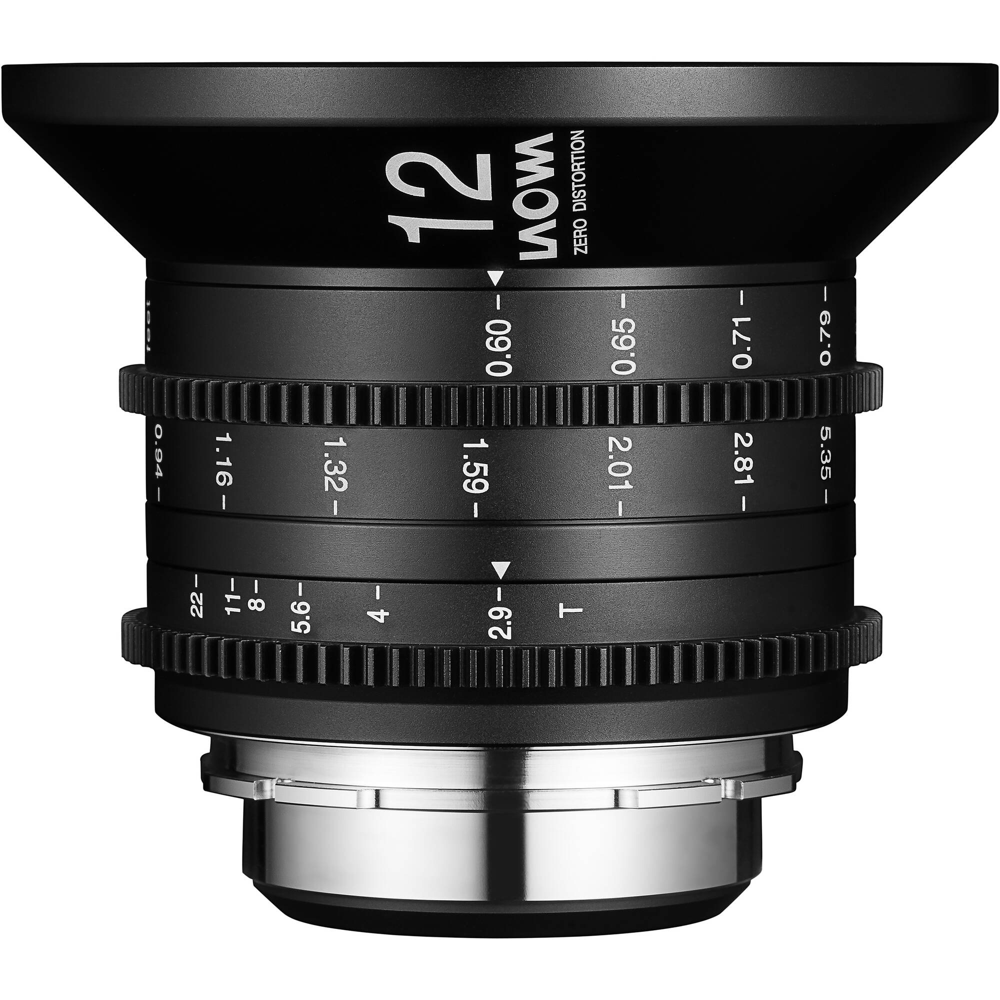 LAOWA 12mm T/2.9 ZERO-D Canon EF CINE Lens - (Metric) Meters
