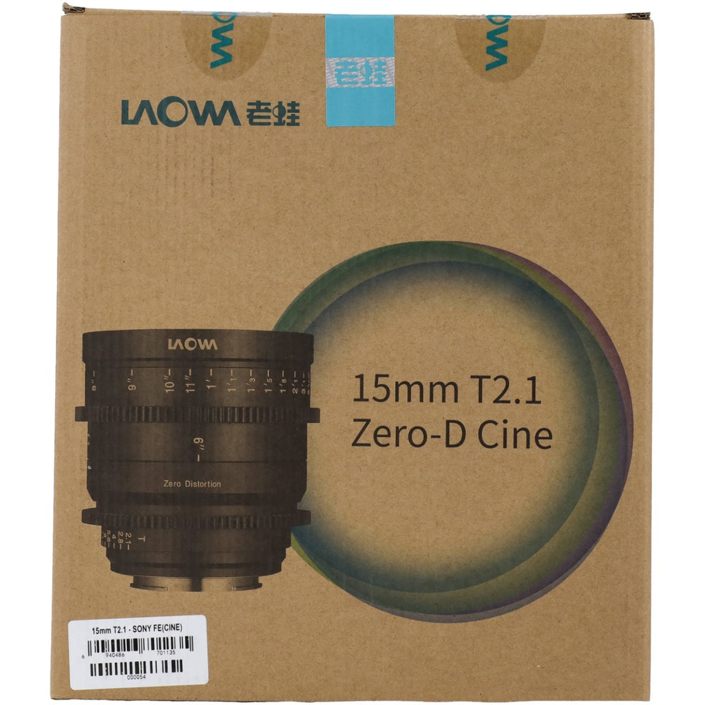 Laowa 15mm T2.1 Zero-D Cine Lens (Sony E