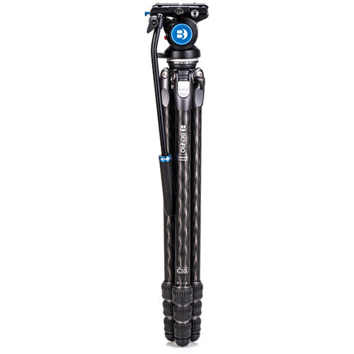 Benro Tortoise 24C Carbon Fiber 2 Series Tripod System with S4Pro Video Head