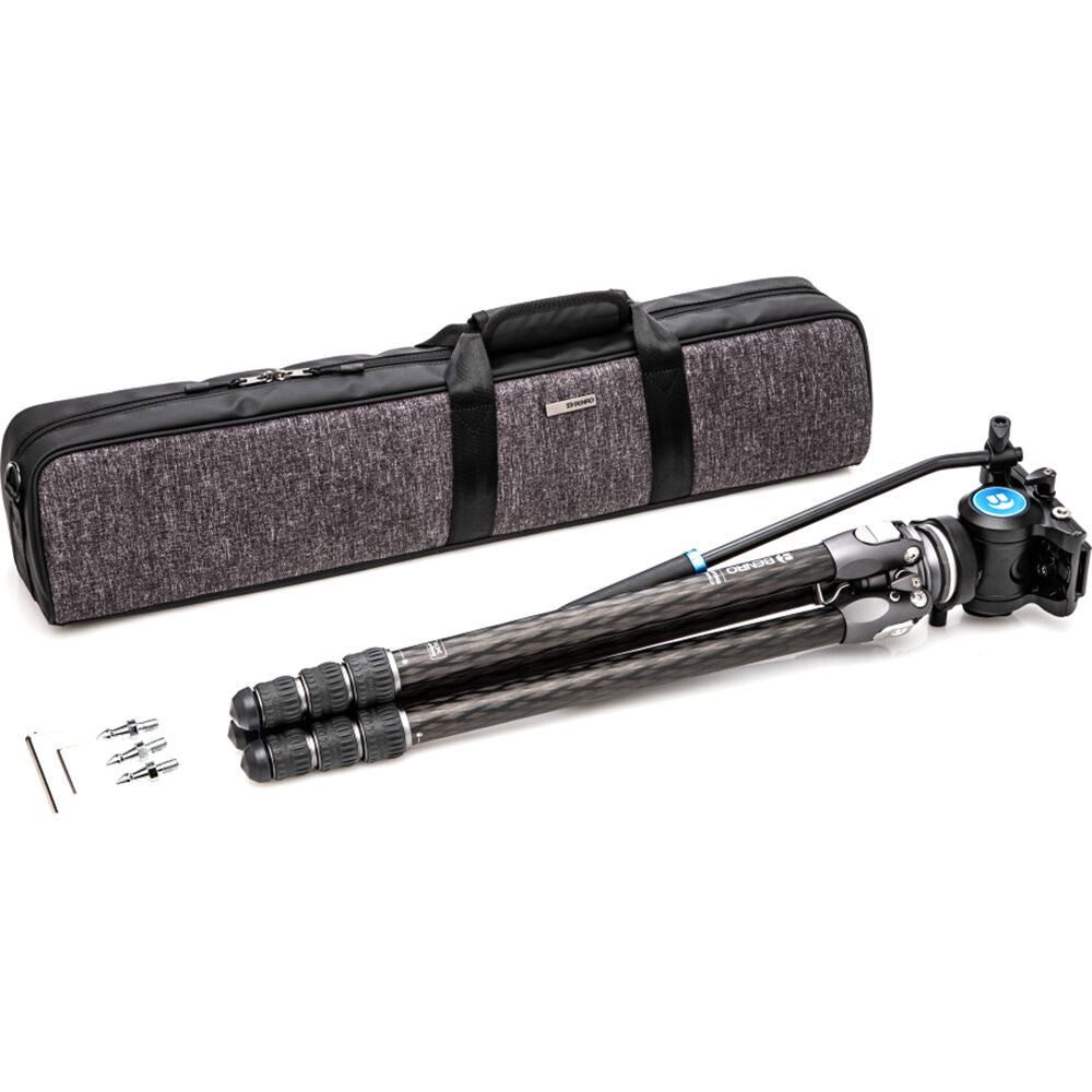 Benro Tortoise 24C Carbon Fiber 2 Series Tripod System with S4Pro Video Head