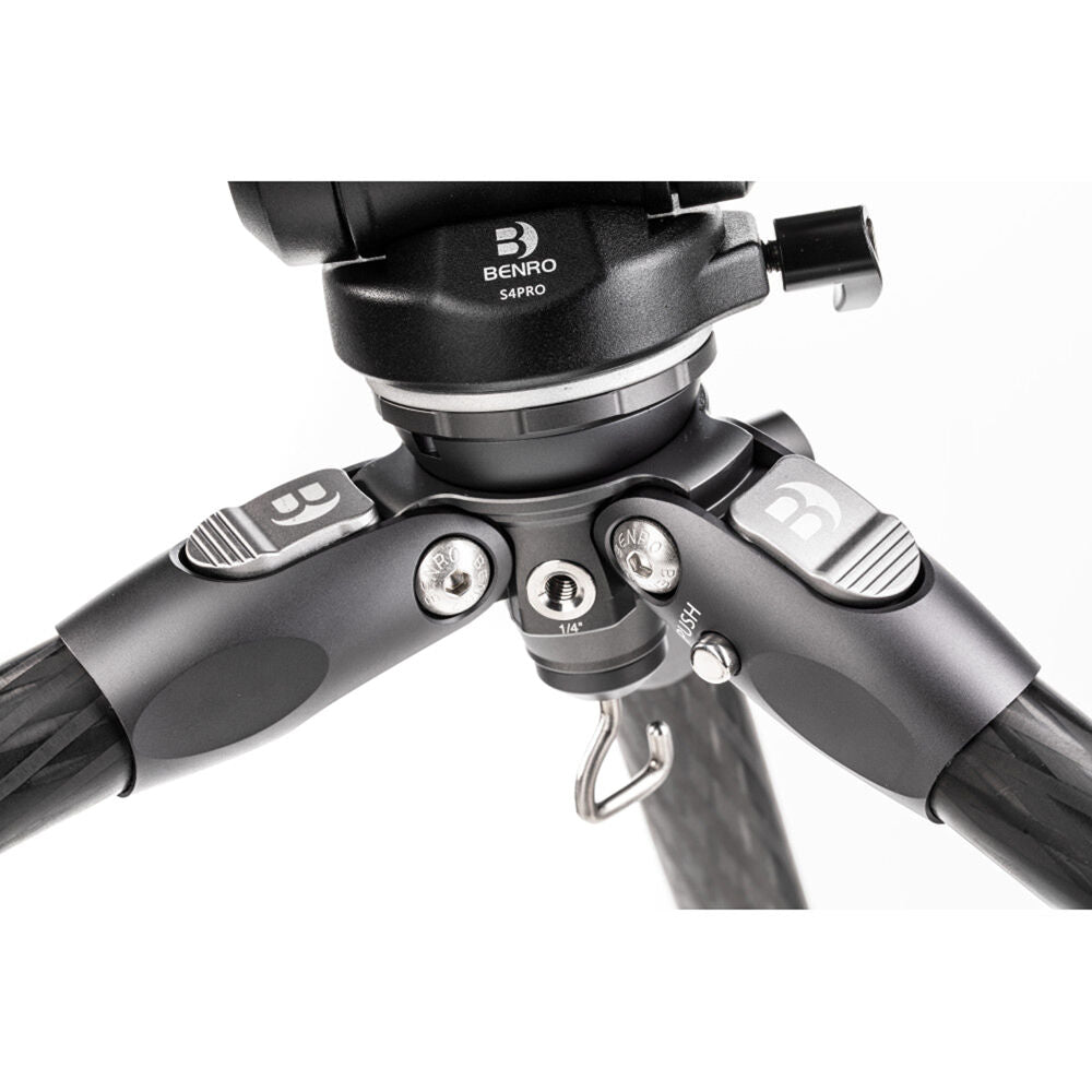 Benro Tortoise 24C Carbon Fiber 2 Series Tripod System with S4Pro Video Head